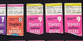 Dave Buys Football Ticket Stubs