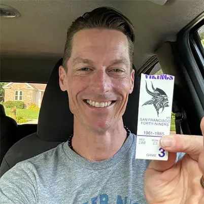 Dave portrait with tickets